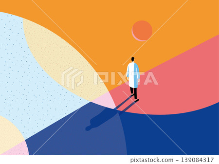 Minimalist artistic illustrations that quietly convey individuality Minimalist artistic illustrations that quietly convey individuality 139084317