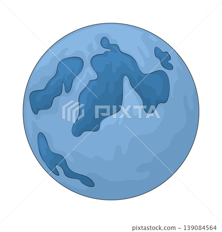 Illustration of Full Moon Illustration of Full Moon 139084564