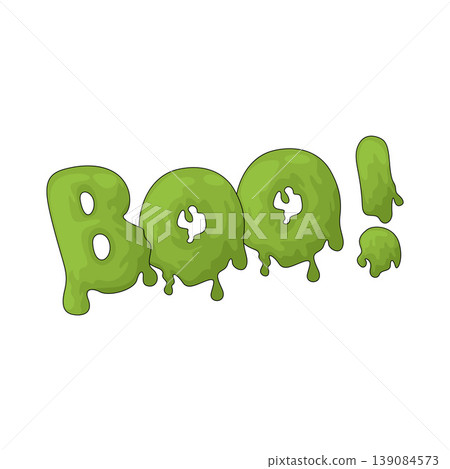 Illustration of "Boo!" Bubble 139084573
