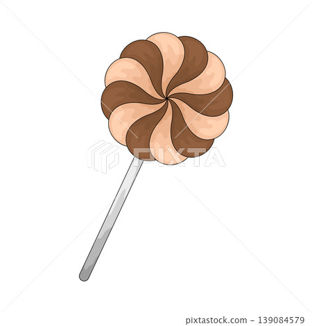 Illustration of halloween lollipop Illustration of halloween lollipop 139084579