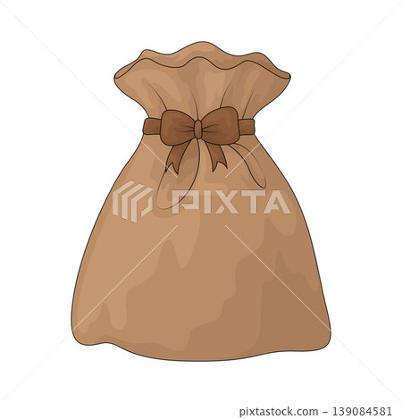Illustration of Trick or Treat Bag Illustration of Trick or Treat Bag 139084581