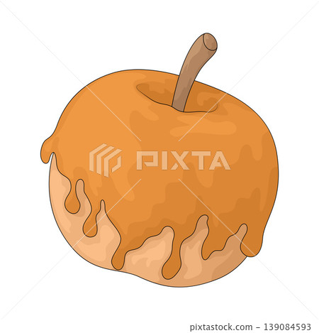Illustration of Caramel Apple Illustration of Caramel Apple 139084593