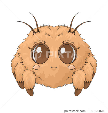 Illustration of Halloween Smiling Cute Spider 139084600