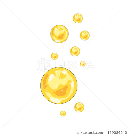 Illustration of yellow bubble Illustration of yellow bubble 139084940