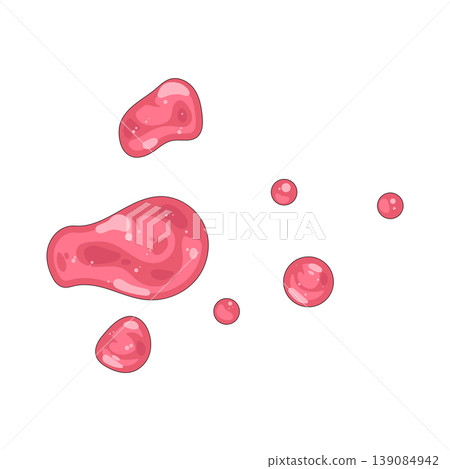 Illustration of pink bubble Illustration of pink bubble 139084942