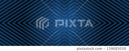 Dark blue abstract modern background with blue glowing stripes. Futuristic technology concept banner design. Dark blue abstract modern background with blue glowing stripes. Futuristic technology concept banner design. 139085038