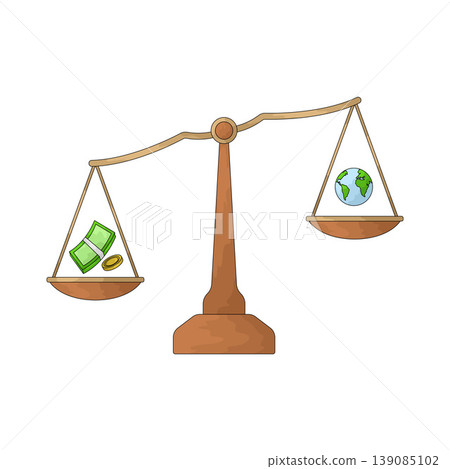 Illustration of Economic Inequality 139085102