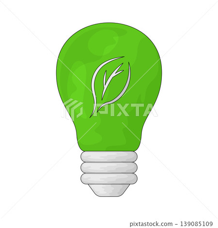 Illustration of Clean Energy Bulb 139085109