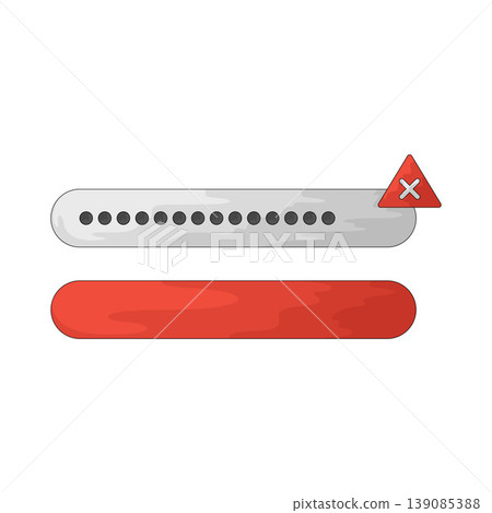 Illustration of Incorrect Password 139085388