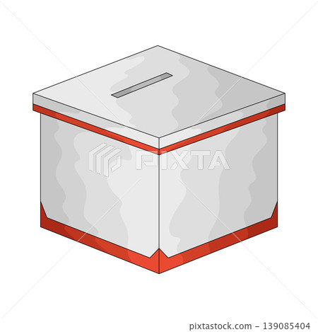 Illustration of Ballot Box Illustration of Ballot Box 139085404