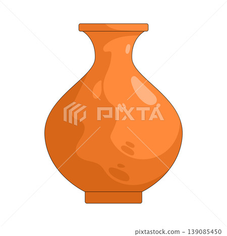 Illustration of vase Illustration of vase 139085450