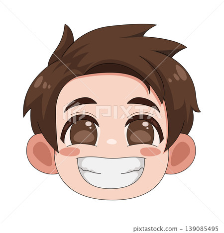 Illustration of smiling boy 139085495