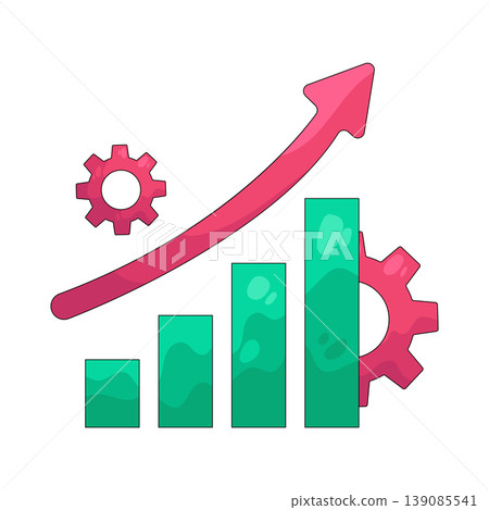 Illustration of growth paired with a setting Illustration of growth paired with a setting 139085541