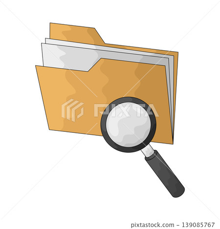 Illustration of Search Folder 139085767