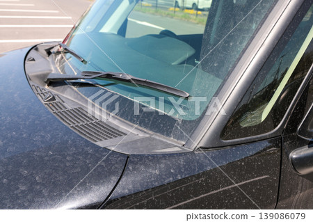 Cars soiled by yellow dust Cars soiled by yellow dust 139086079