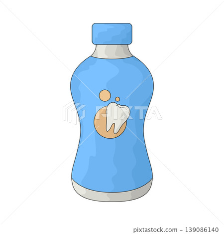 Illustration of Mouthwash Illustration of Mouthwash 139086140
