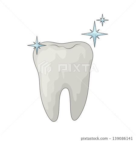 Illustration of Healthy Tooth Illustration of Healthy Tooth 139086141