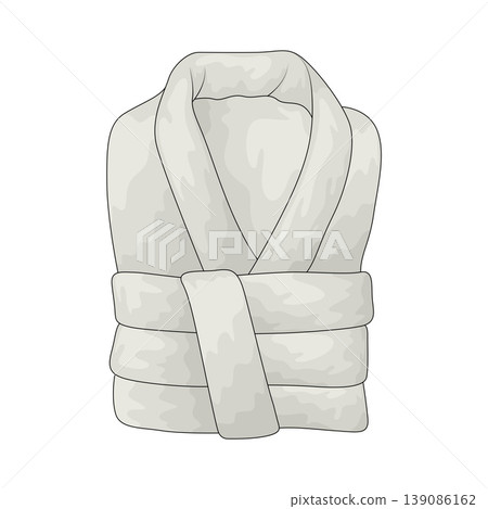 Illustration of Bathrobe Illustration of Bathrobe 139086162
