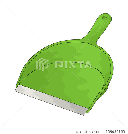 Illustration of Dustpan Illustration of Dustpan 139086163