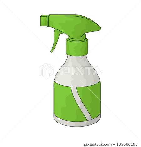 Illustration of Spray Bottle Illustration of Spray Bottle 139086165