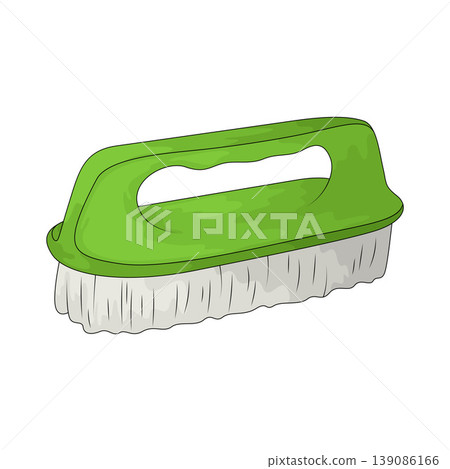 Illustration of Scrub Brush Illustration of Scrub Brush 139086166
