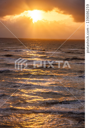 The landscape of the Sea of Japan changes moment by moment as the low-pressure system passes through, creating a truly impressive scene. The landscape of the Sea of Japan changes moment by moment as the low-pressure system passes through, creating a truly impressive scene. 139086259