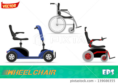 wheelchair for disabled people stock vector illustration wheelchair for disabled people stock vector illustration 139086355