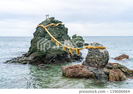 [Mie Prefecture] Meoto Iwa (Married Couple Rocks) at Futami Okitama Shrine 139086664