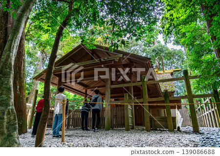 [Mie Prefecture] Taga Shrine, located in the Outer Shrine of Ise Grand Shrine, exudes a sacred atmosphere. 139086688