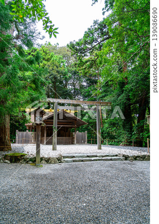 [Mie Prefecture] Tsuchimiya Shrine, located in the Outer Shrine of Ise Grand Shrine, exudes a sacred atmosphere. 139086690