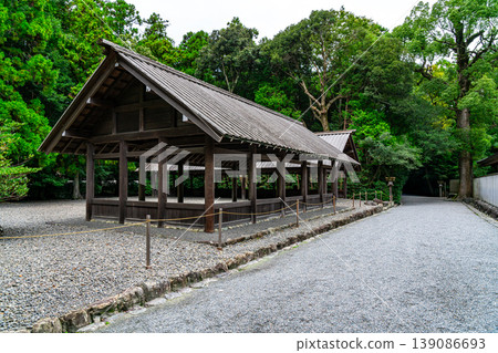 [Mie Prefecture] The Outer Shrine of Ise Grand Shrine, surrounded by lush greenery 139086693