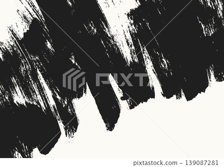 Black and white Grunge Brush Stroke Background Vector Black and white Grunge Brush Stroke Background Vector 139087281