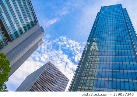 【大阪景色】大阪站南側的天空與建築 【大阪景色】大阪站南側的天空與建築 139087346