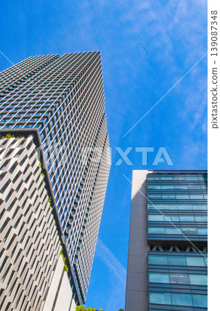 [Osaka Scenery] Sky and buildings around the south side of Osaka Station 139087348