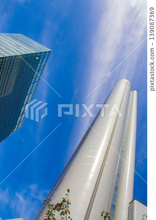 [Osaka Scenery] Sky and buildings around the south side of Osaka Station 139087369