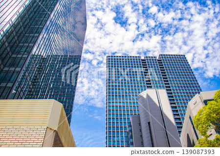 [Osaka Scenery] Sky and buildings around the south side of Osaka Station 139087393