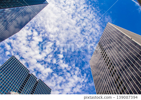 [Osaka Scenery] Sky and buildings around the south side of Osaka Station 139087394