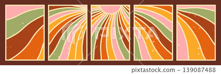 Color rainbow posters. Color rainbow posters. 139087488