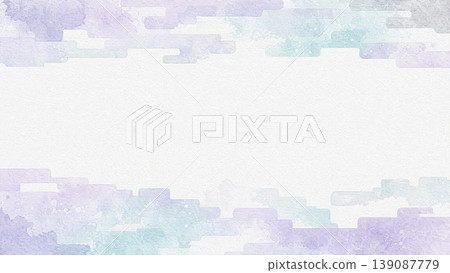 A background featuring geometric, hazy patterns painted in watercolor. A background featuring geometric, hazy patterns painted in watercolor. 139087779