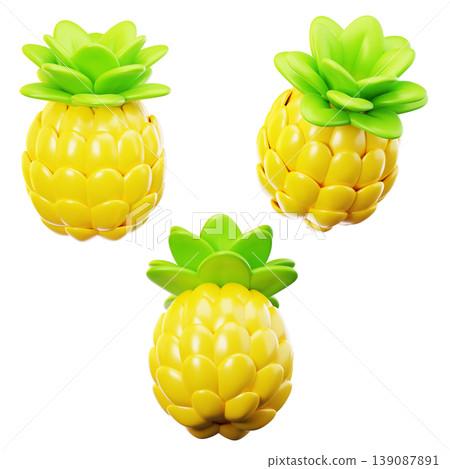 3d, vegetable, set 139087891