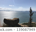 The spectacular scenery of the Seto Inland Sea and a heart-shaped rock 139087949