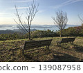 The Naoshima Islands as seen from the mountains of Teshima. 139087958