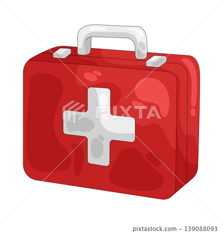 Illustration of first aid kit Illustration of first aid kit 139088093
