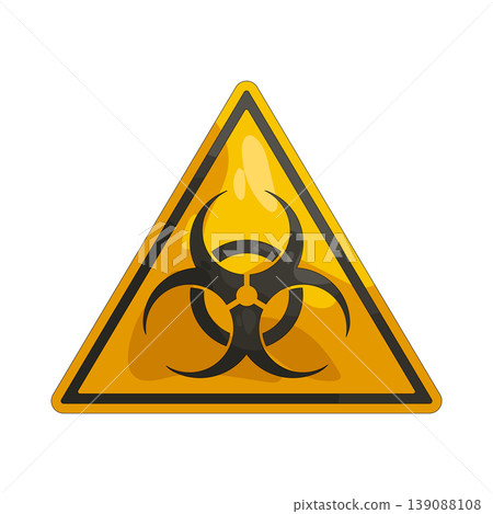 Illustration of biohazard sign Illustration of biohazard sign 139088108