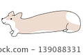 Illustration of a long dog (Corgi) 139088331