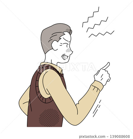 老人指著別人抱怨 139088608