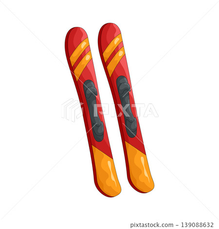 Illustration of ski board 139088632