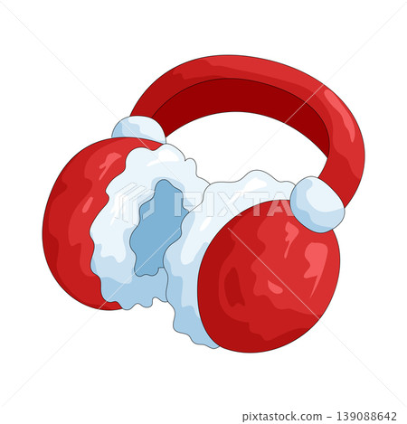 Illustration of Winter earmuffs Illustration of Winter earmuffs 139088642