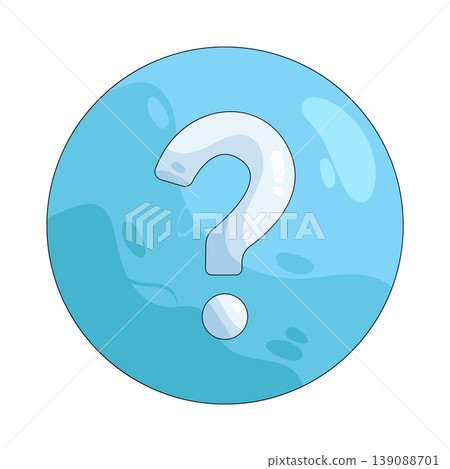 Illustration of question button Illustration of question button 139088701