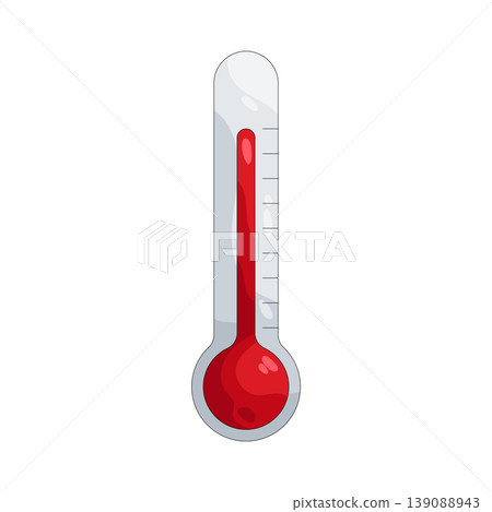 Illustration of Hot temperature Illustration of Hot temperature 139088943
